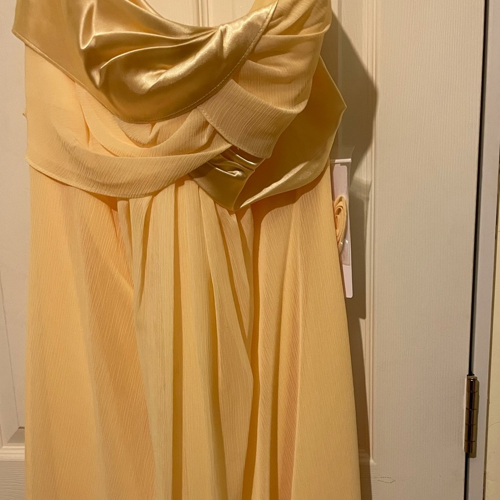 David’s Bridal Strapless Dress, new
